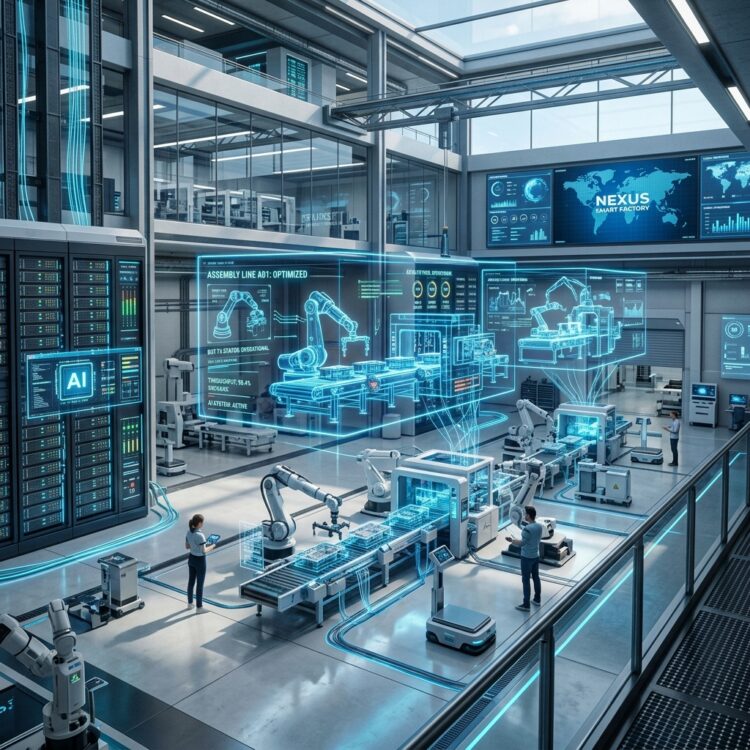 AI Factory Architect holograms