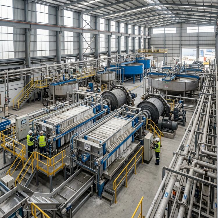 Kaolin Filter Press Dewatering Plants