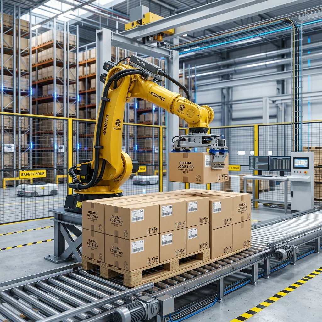 Intelligent Robot Palletizer / 智能拆码垛机器人机组